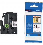 P-touch Schriftband TZe-N251 24mm x 8m schwarz/wei&szlig; selbstklebend