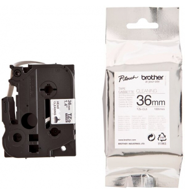 Reinigungskassette, 36 mm, bis zu 100 Reinigungsvorgängedurchläufe P-Touch-Reinigungskassette