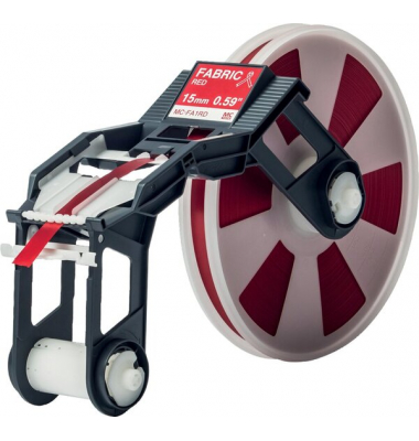 Tape Creator, Textilband,300m15mm,rot