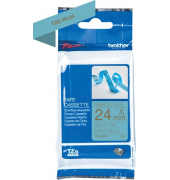 Textilb. P-Touch, 24mm4m,hblaugold nicht klebend