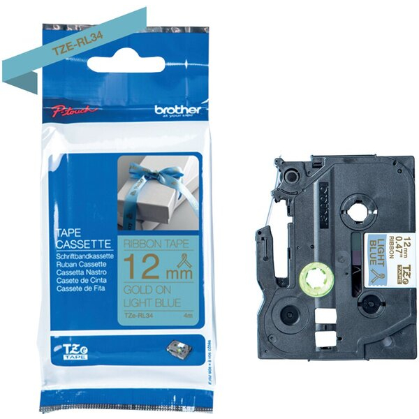 4977766802321 - Textilb P-Touch 12mm4m hellblgold nicht klebend 4977766802321 Brother