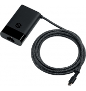 Adapter für Laptop HP 64W,USB-C,schwarz Smart USB-C laden mit 15W27W60W65W