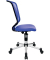 B&uuml;rodrehstuhl Junior Titan, silber/blau / silber, bis 60kg, ohne Kopfst&uuml;tze