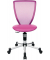 B&uuml;rodrehstuhl Junior Titan, silber/pink / silber, bis 60kg, ohne Kopfst&uuml;tze
