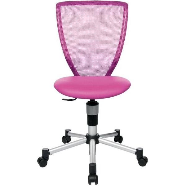 4014296229331 - Drehstuhl Junior Titan silberpink ohne Armlehne Fußkreuz alusilber 4014296229331 Topstar 4014296229331 - Drehstuhl Junior Titan silberpink ohne Armlehne Fußkreuz alusilber 4014296229331 Topstar