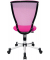 B&uuml;rodrehstuhl Junior Titan, silber/pink / silber, bis 60kg, ohne Kopfst&uuml;tze
