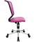 B&uuml;rodrehstuhl Junior Titan, silber/pink / silber, bis 60kg, ohne Kopfst&uuml;tze