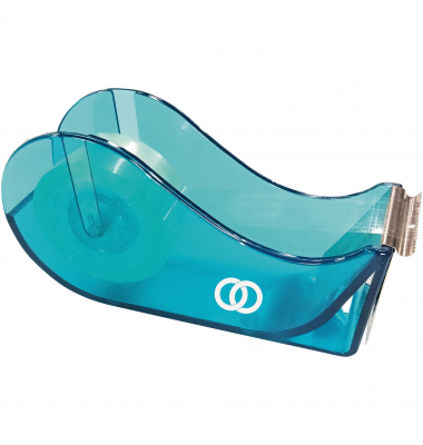 Klebebandabroller oeco 4385, f&uuml;r Klebeb&auml;nder bis 19mm x 10m, ocean blue