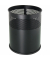Papierkorb the dot H2515795, 15 Liter, rund, schwarz Lochdekor