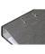 Ordner Grüner Balken 1275, A4 80mm breit Karton Wolkenmarmor schwarz