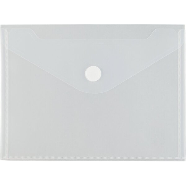 4250037431841 - Doppel-Sichttasche A5 quer Klett- verschluss farblos matt transparent 4250037431841 10 Stück