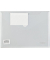 Doppel-Sichttasche A5 quer, Klett- verschluss, farblos matt transparent