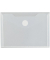 Doppel-Sichttasche A6 quer, Klett- verschluss, farblos matt transparent