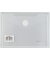 Doppel-Sichttasche A6 quer, Klett- verschluss, farblos matt transparent