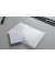 Doppel-Sichttasche A6 quer, Klett- verschluss, farblos matt transparent