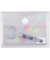 Dokumententasche 40121-04, A6, transparent farblos, Polypropylen (PP), Klettverschluss