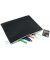 Reißverschlussbeutel A4, schwarz opak, Non Woven PP, 270 x 350 mm