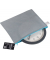 Reißverschlussbeutel A4, grau opak, Non Woven PP, 270 x 350 mm