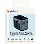 Universal Travel Ladeadapter schwarz, grau, 30 W