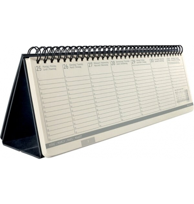 Schreibtischquerkalender C2480, Conceptum, 1 Woche / 2 Seiten, 30x14,3cm (BxH) (quer), 2024