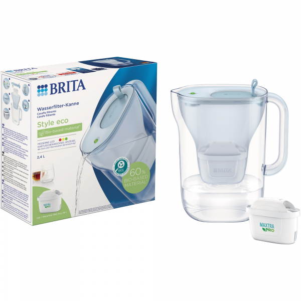 4006387086213 - BRITA Style eco inkl 1 MAXTRA PRO All-in-1 Wasserfilter Gletscherblau
