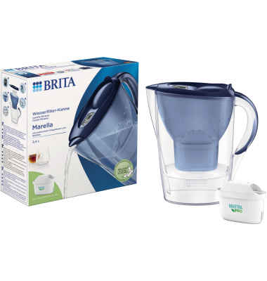 BRITA Wasserfilter Marella 125233 inkl. MX PRO blau