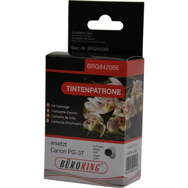 4016058005474 - Tintenpatrone schwarz für Canon Pixma iP 1800 iP2500iP2600 4016058005474 Büroring 4016058005474 - Tintenpatrone schwarz für Canon Pixma iP 1800 iP2500iP2600 4016058005474 Büroring
