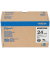 Farbb, Ptouch,24mm8m, silberschwarz laminiert, Multipack (5 StkPack)