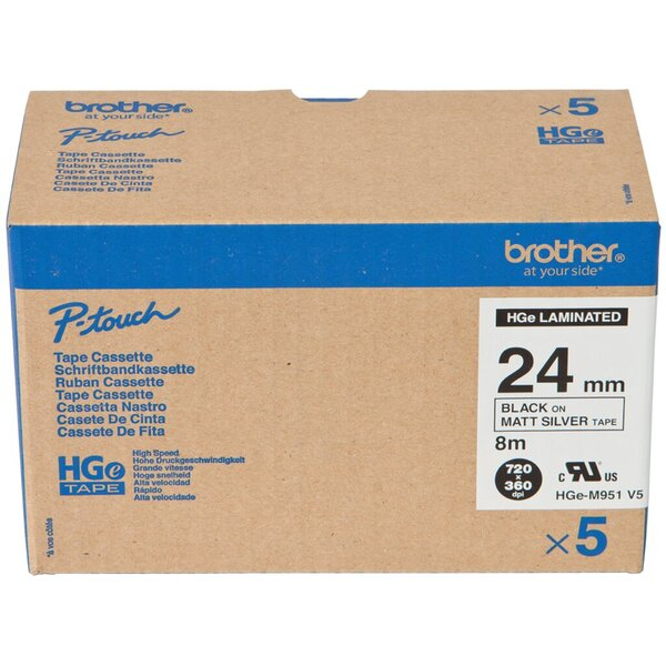 4977766684736 - Farbb Ptouch24mm8m silberschwarz laminiert Multipack (5 StkPack) 4977766684736 Brother 4977766684736 - Farbb Ptouch24mm8m silberschwarz laminiert Multipack (5 StkPack) 4977766684736 Brother