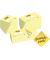 Haftnotizen 6546-6556+65312, Notes, 76 x 76 mm,127 x 76 mm, 51 x 38 mm, gelb, quadratisch, rechteckig