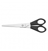 Universalschere, Stahl, rostfrei, 14,8cm, schwarz