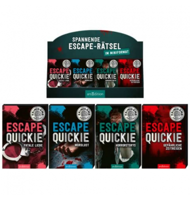Rätselbuch Escape Quickie sortiert