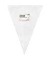 Bastel-Schult&uuml;te 92500, wei&szlig;, 68cm, 6-eckig