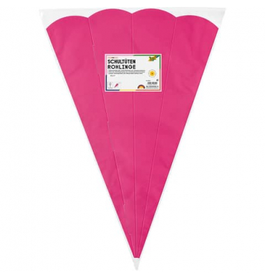 92523 Schultüte 68cm Rohling 5ST pink