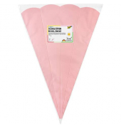 Bastel-Schult&uuml;te 92526, rosa, 68cm, 6-eckig