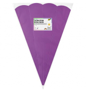 92531 Schultüte 68cm Rohling 5ST lila