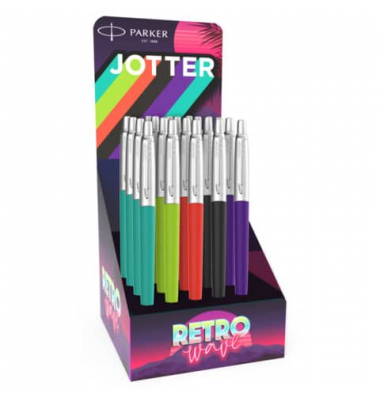 Kugelschreiber JOTTER 80S Retro 2186316, blau, M, nachf&uuml;llbar