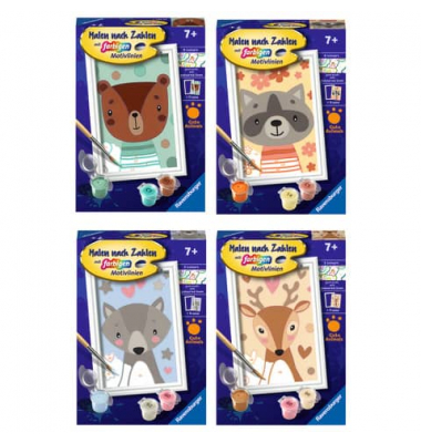 94887 Malen nach Zahlen 24ST Cute Animals