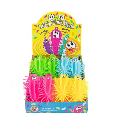 959379 Wuschelwurm Squeeze 4-fach Spielfigur