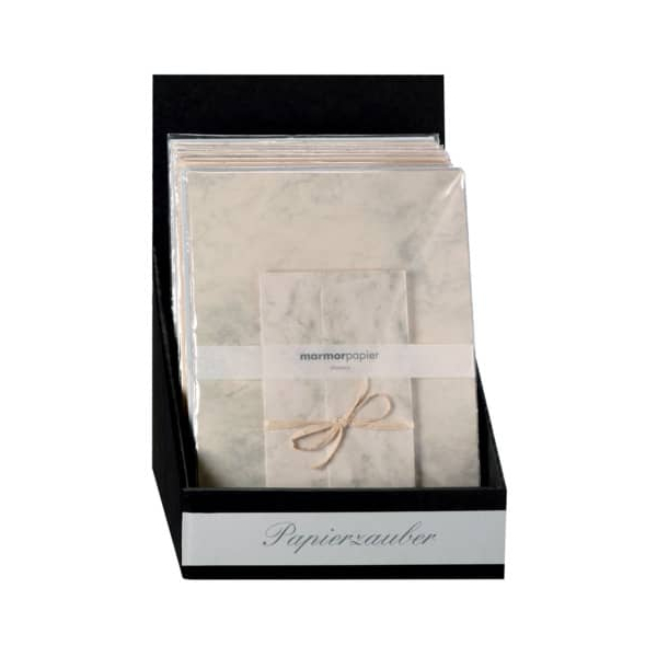 24 Stück DFW Briefpapier 110100, farbig sortiert, marmoriert, A4 4016182611152 DFW
