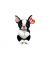 41054 Plüschfigur Tink black an white Dog