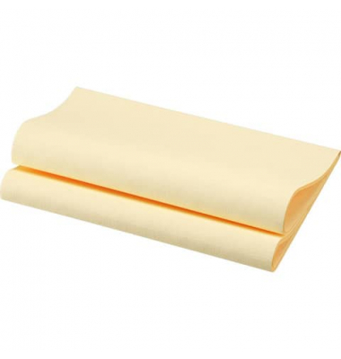 Servietten 201533, cream / Uni, 3-lagig, 40x40cm