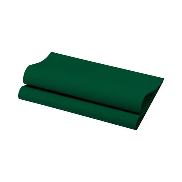 Duni Servietten 201535, dunkelgrün / Uni, 3-lagig, 40x40cm 7321012015350 Duni 12 Stück