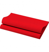 Servietten 201544, rot / Uni, 3-lagig, 40x40cm