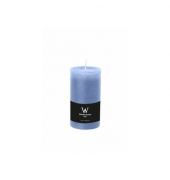 Stumpenkerzen Marble Rustik 281005.124 grau/blau 130x68mm (HxØ) ca. 54 Stunden Brenndauer