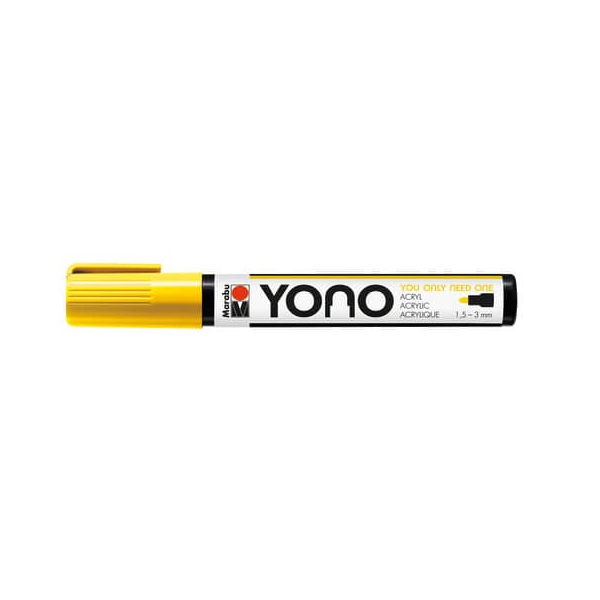 6 Stück Marabu 1240 0103 019 Kreativmarker YONO gelb 4007751847614 MARABU