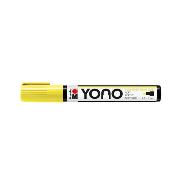 6 Stück Marabu 1240 0103 321 Kreativmarker YONO neon gelb 4007751848192 MARABU