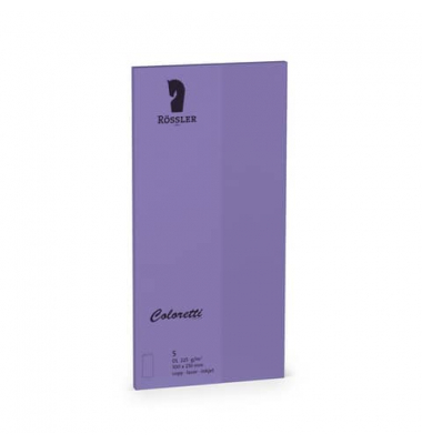 Blanko-Gru&szlig;karten 220703592 DIN lang hoch doppelt 225g lila