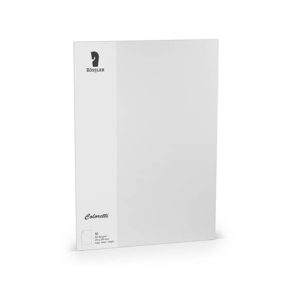 4014970412967 - 220701511 Briefbogen A4 80g 10ST hellgrau 4014970412967 COLORETTI 10 Stück