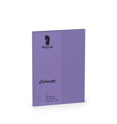 Blanko-Gru&szlig;karten 220706592 A6 225g lila